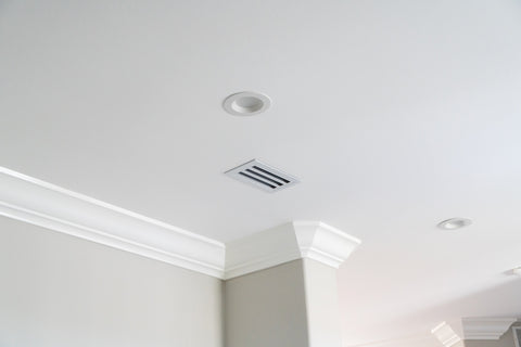 4 Inch - 2 Slot Linear Slot Diffusers - Modern AC Grilles - White