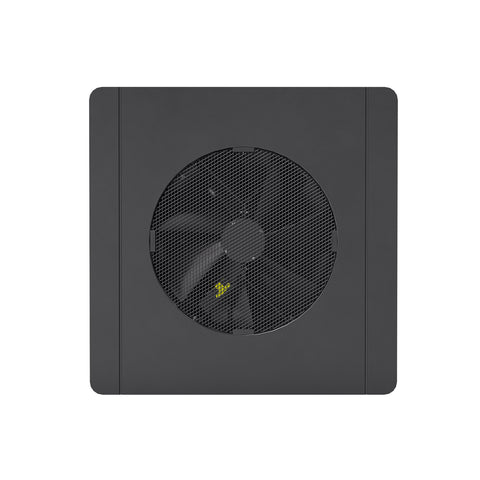 QuietCool 25 Watt Solar Roof Mount Attic Fan with AC/DC Inverter for 24/7 Runtime