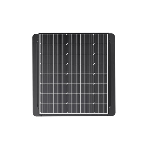 QuietCool 65 Watt Solar Roof Mount Attic Fan with AC/DC Inverter for 24/7 Runtime