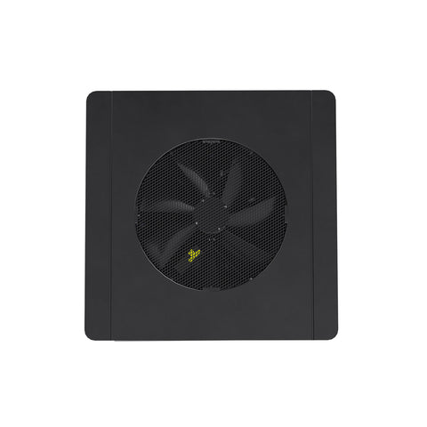 QuietCool 65 Watt Solar Roof Mount Attic Fan with AC/DC Inverter for 24/7 Runtime