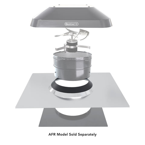 QuietCool Roof Mount Fan Secondary Flashing - For Tile Roofs - Compatible with AFR SMT, AFR PRO, and RM 2.0 Models