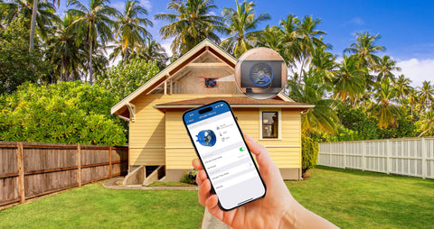 Smart Attic Fan Control with Thermostat and Humidistat and App Control