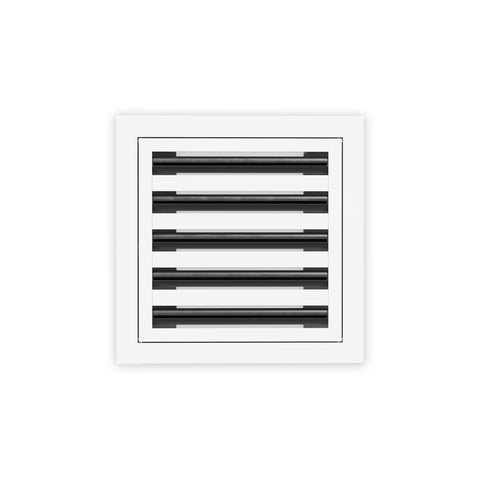 10 Inch - 5 Slot Linear Slot Diffusers - Modern AC Grilles - White