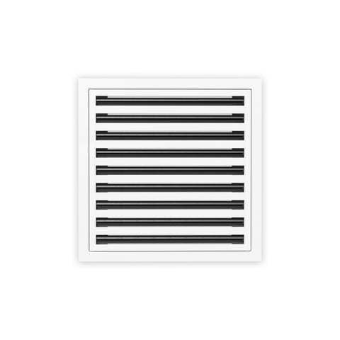16 Inch - 9 Slot Linear Slot Diffusers - Modern AC Grilles - White