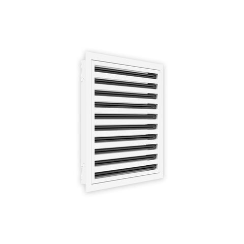 18 Inch - 10 Slot Linear Slot Diffusers - Modern AC Grilles - White