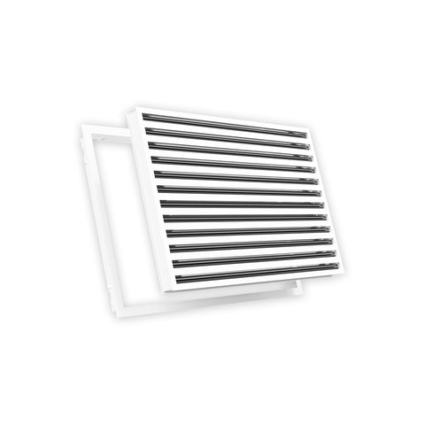 20 Inch - 12 Slot Linear Slot Diffusers - Modern AC Grilles - White