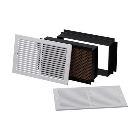 QuietCool Zone Air Pathway (ZAP) - 14" x 8" - Return Air Pathway - Standard Grille