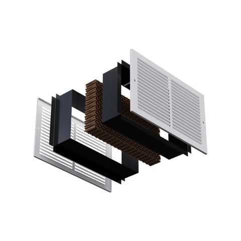 QuietCool Zone Air Pathway (ZAP) - 14" x 8" - Return Air Pathway - Standard Grille
