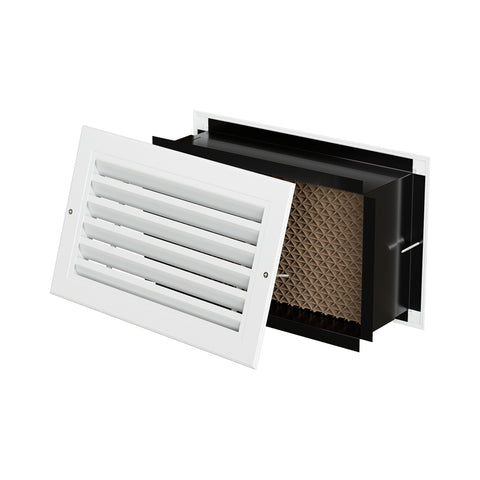 QuietCool Zone Air Pathway (ZAP) - 14" x 8" - Return Air Pathway - Linear Bar Grille