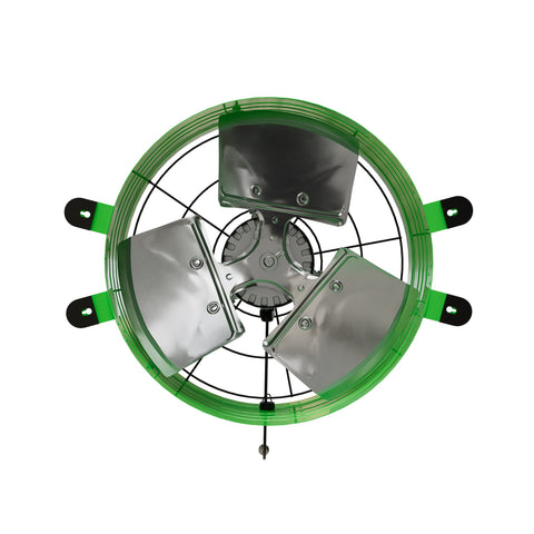 QuietCool 50 Watt Solar Smart Attic Gable Fan with Smart App Control for 24/7 Runtime