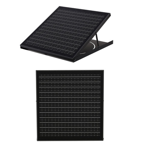 QuietCool 50 Watt Solar Smart Attic Gable Fan with Smart App Control for 24/7 Runtime