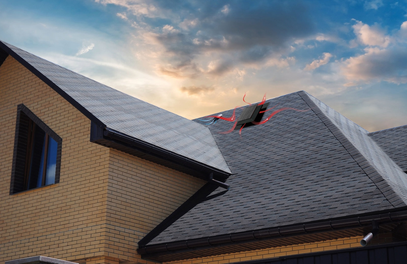 Official QuietCool Store - 40 Watt Solar Roof Mount Attic Fan AFR