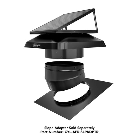 QuietCool 50 Watt Solar Smart Roof Mount Attic Fan with Smart App Control for 24/7 Runtime
