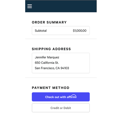 1. Fill your cart