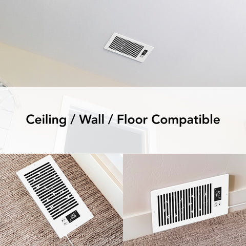 6 Inch Register Booster Fan with Smart App Control