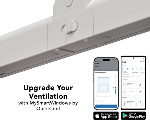 MySmartWindows Smart Window Opener Kit by QuietCool