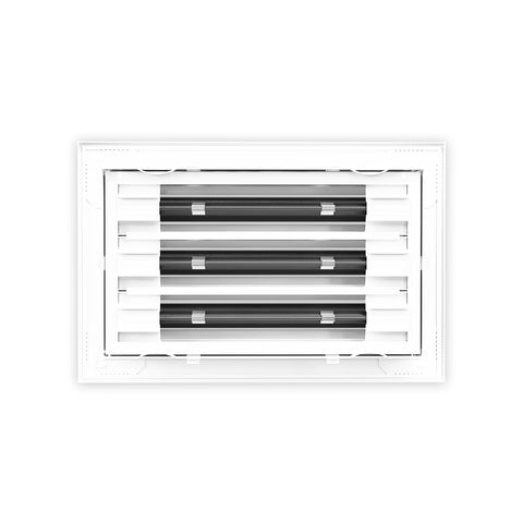 6 Inch - 3 Slot Linear Slot Diffusers - Modern AC Grilles - White