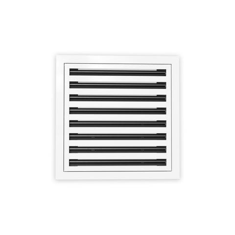 14 Inch - 8 Slot Linear Slot Diffusers - Modern AC Grilles - White