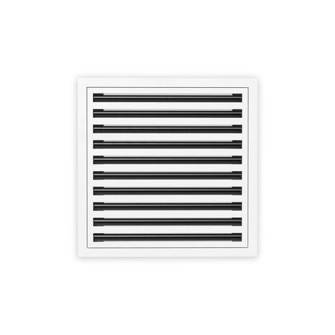 18 Inch - 10 Slot Linear Slot Diffusers - Modern AC Grilles - White
