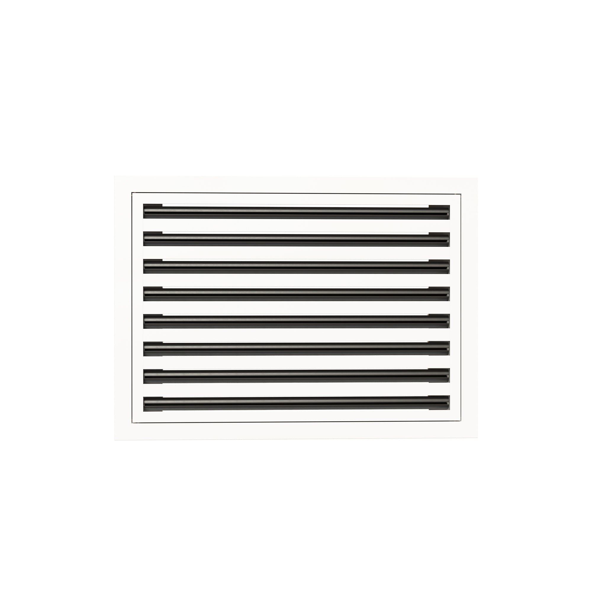 14 Inch - 8 Slot Linear Slot Diffusers - Modern AC Grilles - White