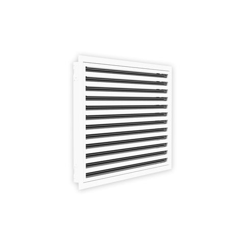 20 Inch - 12 Slot Linear Slot Diffusers - Modern AC Grilles - White