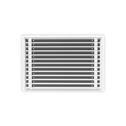 20 Inch - 12 Slot Linear Slot Diffusers - Modern AC Grilles - White