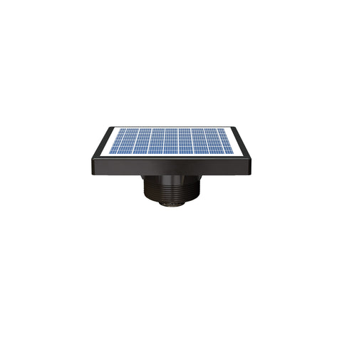 QuietCool Solar Utility Fan - Solar Shed Fan